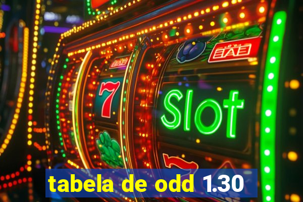 tabela de odd 1.30